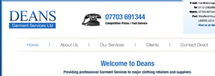 Deans Garment Services